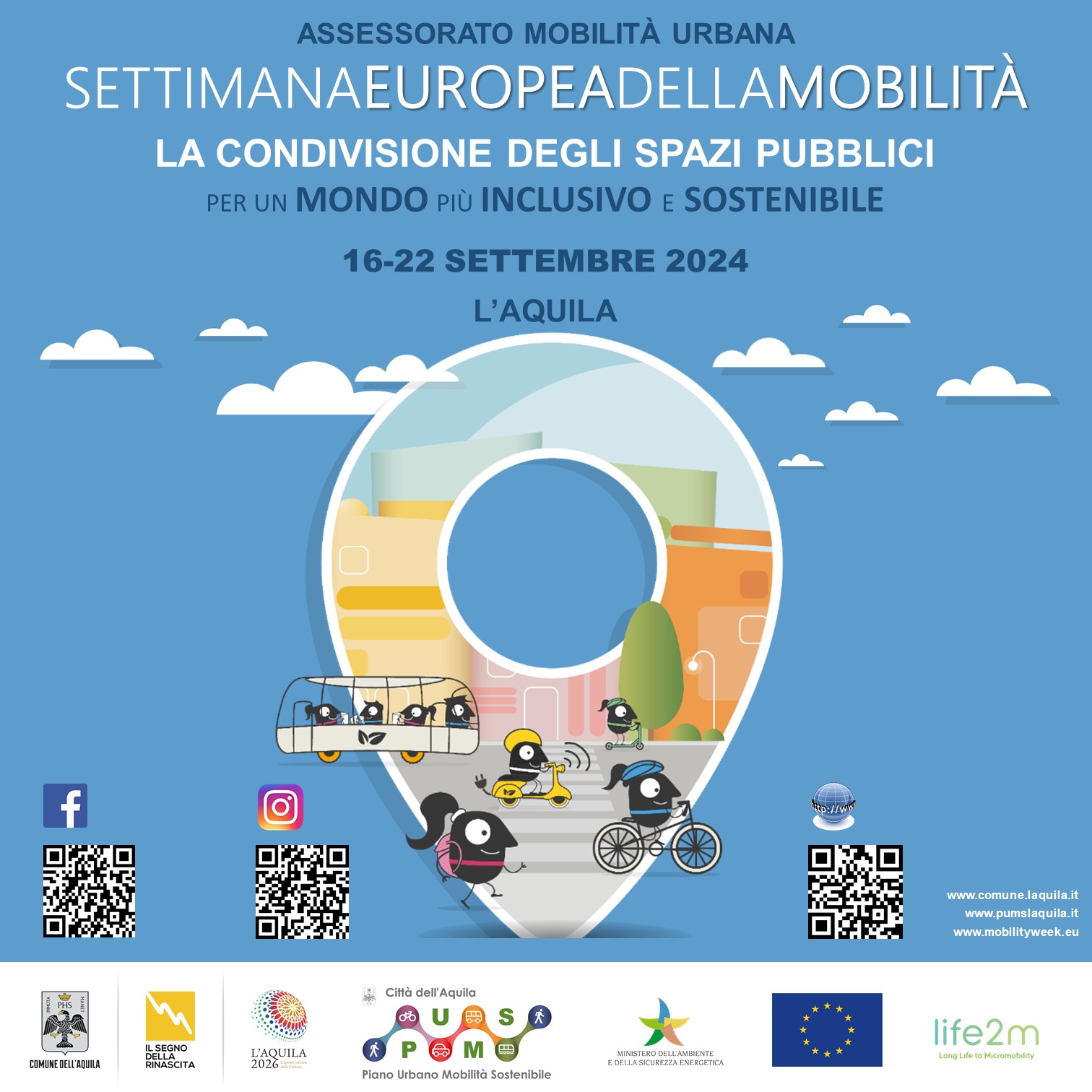 Locandina settimana europea della mobilità