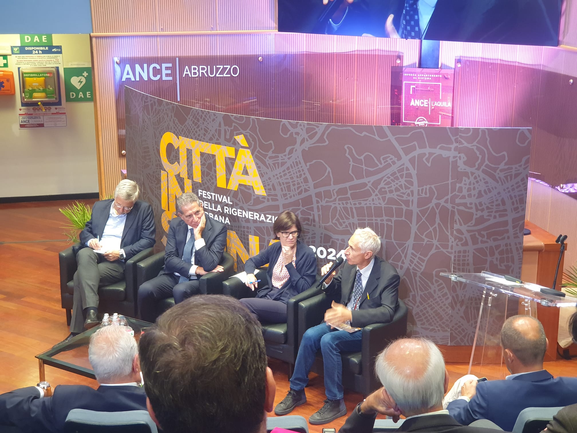 Foto relatori evento ANCE Città in Scena